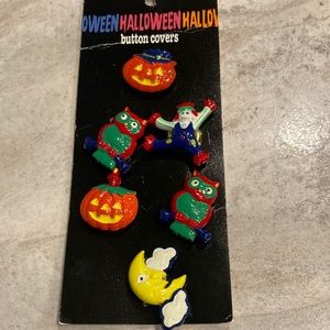 Button Covers New Set of 5 Halloween theme